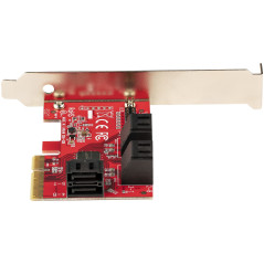 StarTech.com Scheda PCI Express 3.0 a SATA - Scheda di Espansione PCIe SATA a 6 porte - 6 Gbps - Staffa a Profilo Basso -