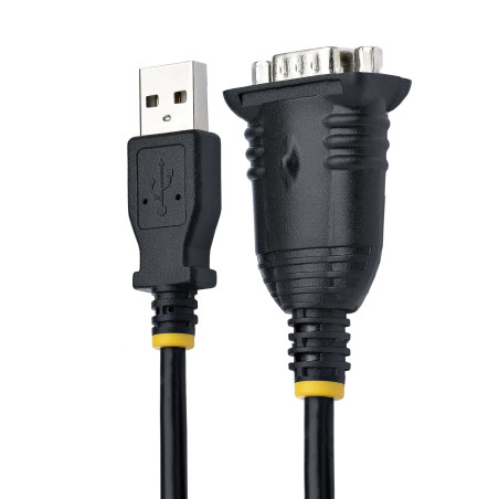 StarTech.com Cavo Adattatore USB a Seriale 1 m - Convertitore da USB a Seriale con Porta COM, Cavo USB Seriale RS232/DB9