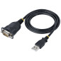 StarTech.com Cavo Adattatore USB a Seriale 1 m - Convertitore da USB a Seriale con Porta COM, Cavo USB Seriale RS232/DB9