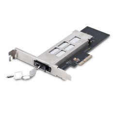 StarTech.com Rack rimovibile per SSD M.2 NVMe a PCIe x4   Backplane mobile per slot di espansione PCI Express, Installazione