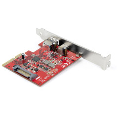 StarTech.com Scheda PCI Express USB-C USB-A a 2 porte - Adattatore scheda controller host USB 3.2 Gen 2 PCI Express Tipo C A 10