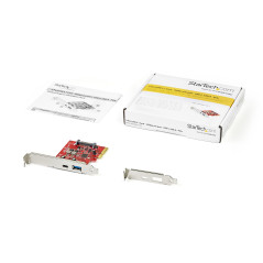 StarTech.com Scheda PCI Express USB-C USB-A a 2 porte - Adattatore scheda controller host USB 3.2 Gen 2 PCI Express Tipo C A 10