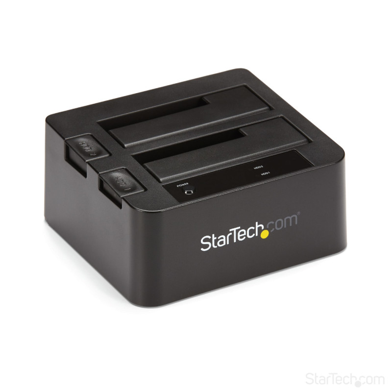 StarTech.com Box esterno USB 3.1 (10Gbps) a doppio alloggiamento da 2,5"/3,5" SATA SSD/HDD