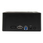 StarTech.com Docking Station USB 3.0 per doppio Hard Disk SATA / eSATA SSD da 2,5"/3,5" con UASP