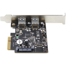 StarTech.com Scheda PCIe USB 3.1 a 2 porte - Scheda di espansione PCI Express USB 3.2 Gen 2 Type-A 10Gbps - Adattatore da PCI