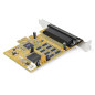 StarTech.com Scheda seriale PCI Express a 8 porte - Scheda adattatore seriale PCIe RS232 - Scheda di espansione/controller card