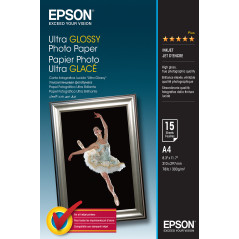 Epson Ultra Glossy Photo Paper - A4 - 15 Fogli