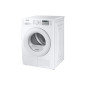 Samsung DV80TA020TH asciugatrice Libera installazione Caricamento frontale 8 kg A++ Acciaio, Bianco