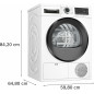 Bosch Serie 6 WQG241A0IT Asciugatrice a pompa di calore 9 kg Classe A++