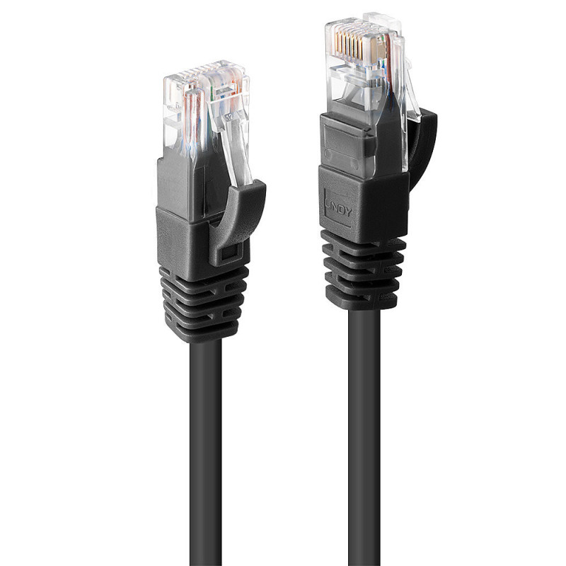 Lindy 48079 cavo di rete Nero 3 m Cat6 U/UTP (UTP)