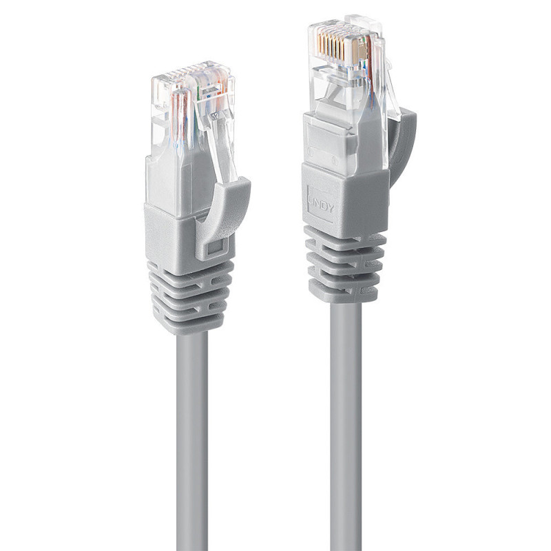 Lindy 48004 cavo di rete Grigio 3 m Cat6 U/UTP (UTP)