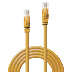 Lindy 48064 cavo di rete Giallo 3 m Cat6 U UTP (UTP)