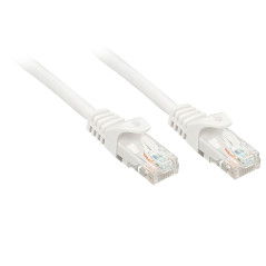 Lindy RJ-45 RJ-45 Cat6 5m cavo di rete Bianco U UTP (UTP)