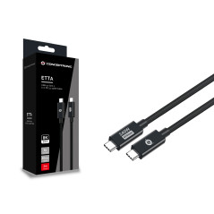 Conceptronic ETTA04B20 cavo USB USB4 Gen 3x2 2 m USB C Nero