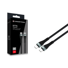 Conceptronic ETTA01B12 cavo USB USB 2.0 1,2 m USB C Nero