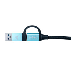 i-tec C31USBCACBL cavo USB USB 3.2 Gen 1 (3.1 Gen 1) 1 m USB C Nero, Blu