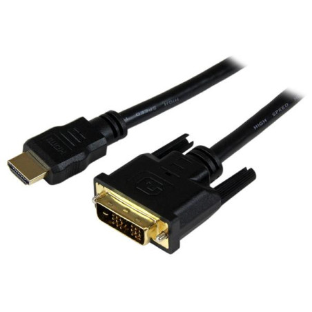 StarTech.com Cavo adattatore HDMI a DVI-D da 150 cm - Cavo connettore presa HDMI a presa DVI Maschio Maschio