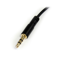 StarTech.com Cavo Audio Stereo 3,5mm slim angolato a destra da 1,8m - M M