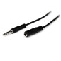 StarTech.com Cavo audio di prolunga stereo slim da 3,5 mm 1 m - M/F