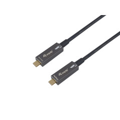 Equip 119461 Cavo ottico attivo USB-C-C, M M, 5,0 m, PD 60W, 4K 60Hz, 10Gbps, Video+Dati+PD