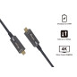 Equip 119461 Cavo ottico attivo USB-C-C, M/M, 5,0 m, PD 60W, 4K/60Hz, 10Gbps, Video+Dati+PD