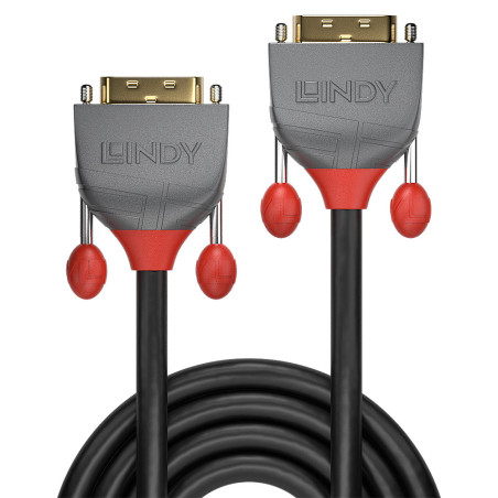 Lindy 36225 cavo DVI 7,5 m DVI-D Nero