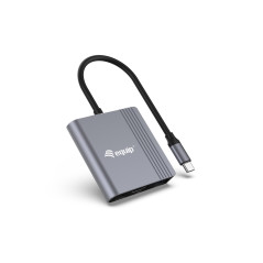 Equip Adattatore 3 in 1 da USB-C a HDMI   USB-A   USB PD, 4K 60Hz, 100W USB PD