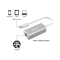 Equip Adattatore di rete da USB-C a RJ45 Gigabit