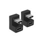 Equip Adattatore USB-C U plug, 10Gbps, PD 100W , confezione da 2 pezzi