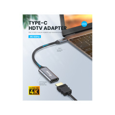 Equip Adattatore da USB-C a HDMI 2.0, 4K 60Hz