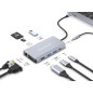 Conceptronic DONN20G Cablato USB 3.2 Gen 1 (3.1 Gen 1) Type-C Grigio