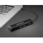 Conceptronic DONN07B replicatore di porte e docking station per laptop USB 3.2 Gen 1 (3.1 Gen 1) Type-C Nero