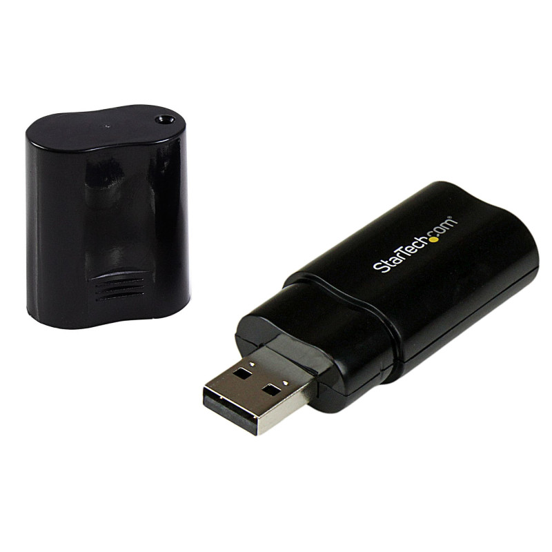 StarTech.com Scheda Audio Esterna Stereo USB 2.0 - Adattatore esterno scheda audio Stereo USB 2.0 a 3,5 mm Jack audio