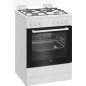 Beko Forno Elettrico Ventilato con Grill Elettrico e Timer, coperchio in vetro, ventilazione tangenziale, Bianco