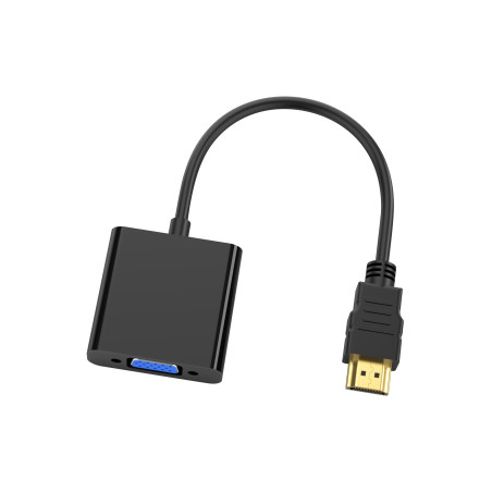 Conceptronic ABBY20B cavo e adattatore video 0,25 m HDMI tipo A (Standard) VGA (D-Sub) Nero