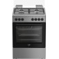 Beko Forno Elettrico Ventilato con Grill Elettrico e Timer,coperchio in vetro, ventilazione tangenziale, Classe A, Inox