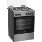 Beko Forno Elettrico Ventilato con Grill Elettrico e Timer,coperchio in vetro, ventilazione tangenziale, Classe A, Inox