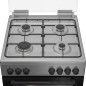 Beko Forno Elettrico Ventilato con Grill Elettrico e Timer,coperchio in vetro, ventilazione tangenziale, Classe A, Inox