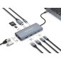 Conceptronic DONN06G replicatore di porte e docking station per laptop Cablato USB 3.2 Gen 1 (3.1 Gen 1) Type-C Grigio