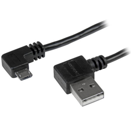 StarTech.com Cavo da Usb a micro USB con connettori ad angolo destro - M M da 1 m Nero