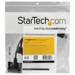 StarTech.com Cavo Adattatore per dischi rigidi USB 3.0 a SATA III da 2.5`` con UASP - Convertitore Sata SSD HDD