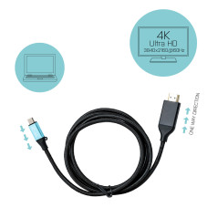 i-tec Cavo adattatore USB-C 3.1 per HDMI 4K   60Hz 200cm