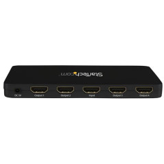 StarTech.com Sdoppiatore Splitter HDMI 4k @ 30hz 1x4 porte con custodia in alluminio