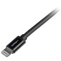 StarTech.com Cavo lungo connettore lightning a 8 pin Apple nero a USB da 2 m per iPhone / iPod / iPad