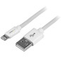 StarTech.com Cavo lungo connettore lightning a 8 pin Apple bianco da 2 m a USB per iPhone / iPod / iPad