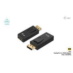 i-tec Passive DisplayPort to HDMI Adapter (max 4K 30Hz)