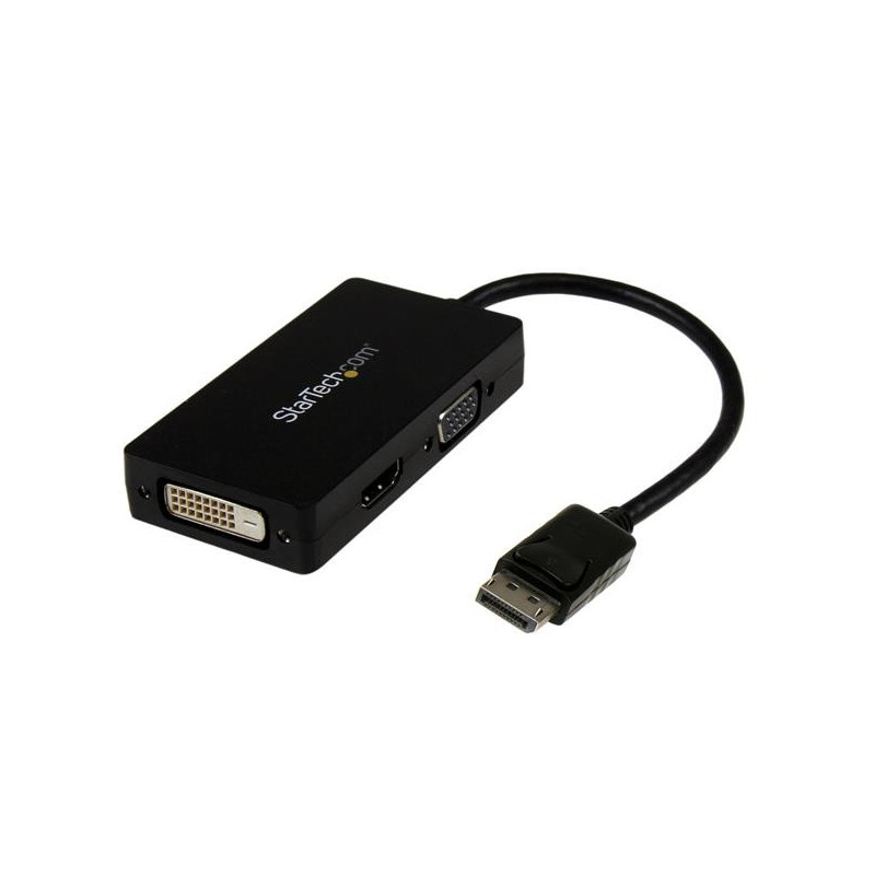 StarTech.com Cavo Adattatore 3 in 1 DisplayPort a VGA/DVI/HDMI - Convertitore DP a VGA HDMI DVI