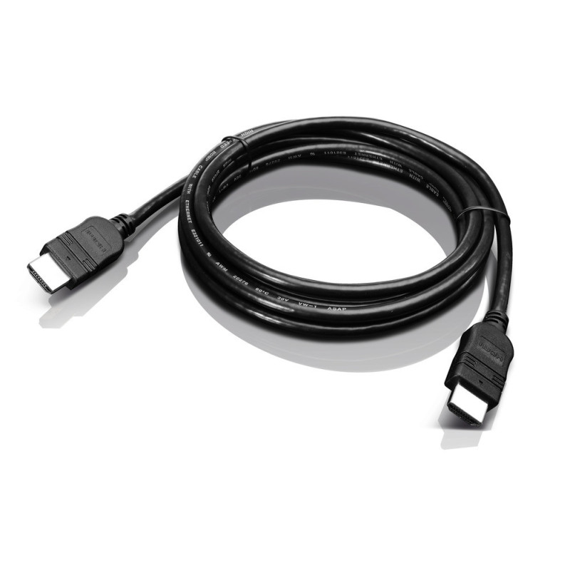 Lenovo 2.0m HDMI cavo HDMI 2 m HDMI tipo A (Standard) Nero