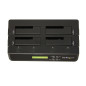 StarTech.com Docking Station per Hard Disk a 4 Slot - Duplicatore ed Eraser USB 3.0/eSATA per SSD/HDD SATA - Dock Standalone