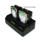 StarTech.com Docking Station per Hard Disk a 4 Slot - Duplicatore ed Eraser USB 3.0/eSATA per SSD/HDD SATA - Dock Standalone